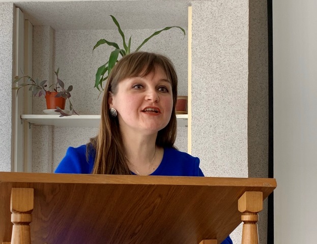 Оксана Василівна Кушнір розповідає про навчальний процес на кафедрі журналістики